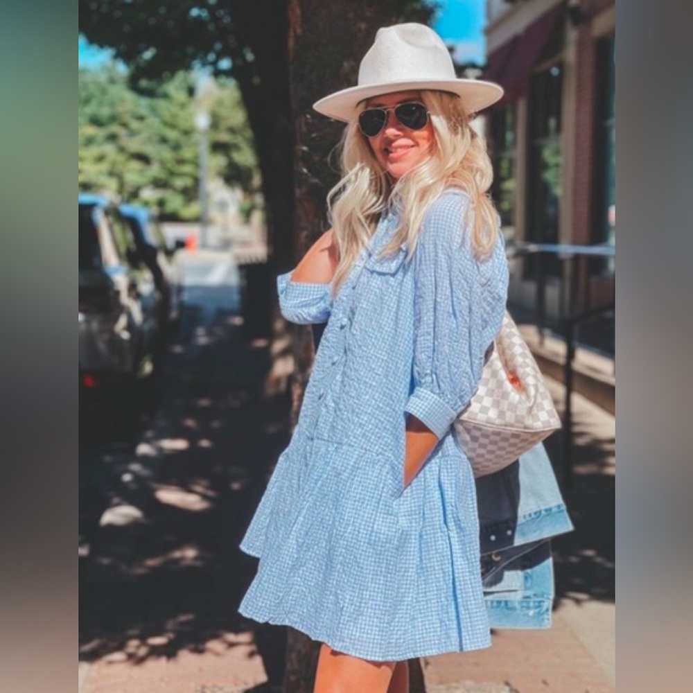 SANDY LIANG for Target Gingham Shirt Dress - M